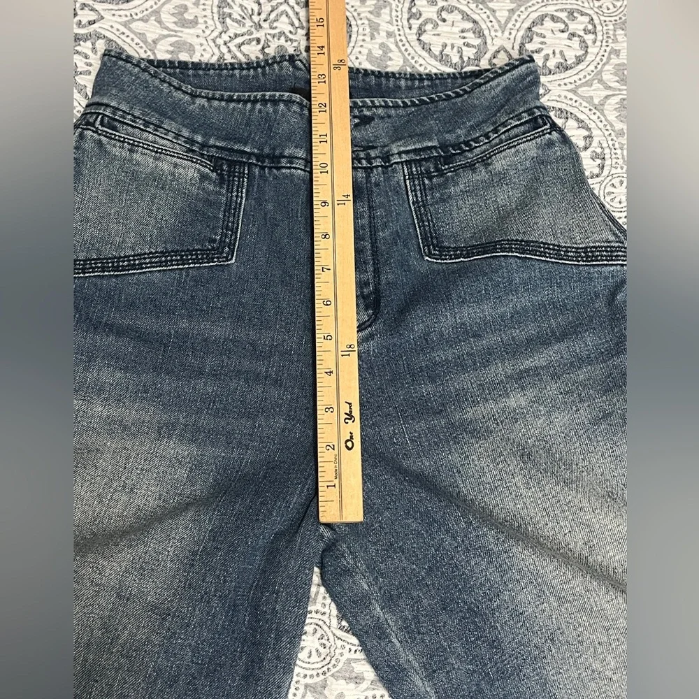 House of Harlow 1960 x REVOLVE Blue High Waist Wide Leg Cropped Jeans 28